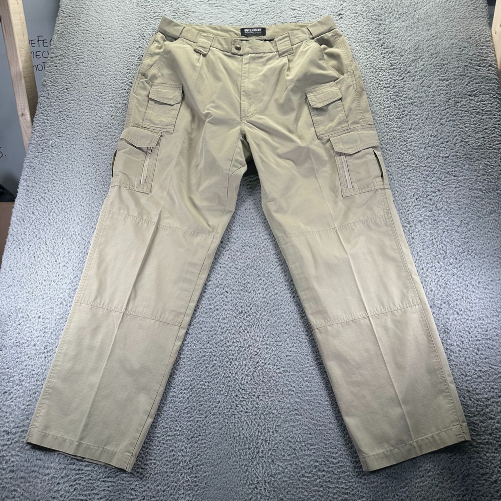 Blackhawk Warrior‎ Wear Pant Mens 39x34 Beige Polyester Cargo Straight Workwear